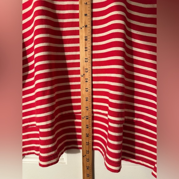 WE THE FREE Small Red Ivory Muscle Madness Tee Italian Gondola Driver Oversized - Picture 13 of 13